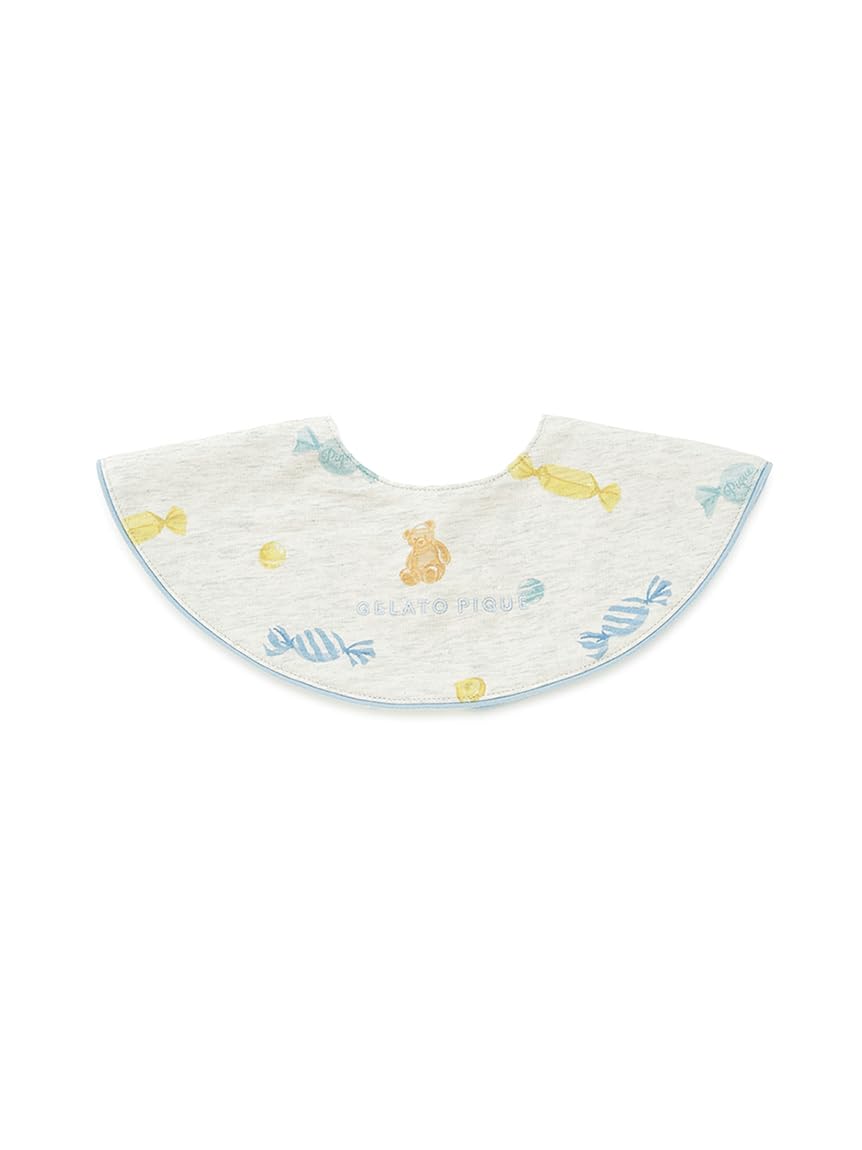 

Gelato Pique Baby Candy Print Bib Size F (PBGG255705) Gray, серый