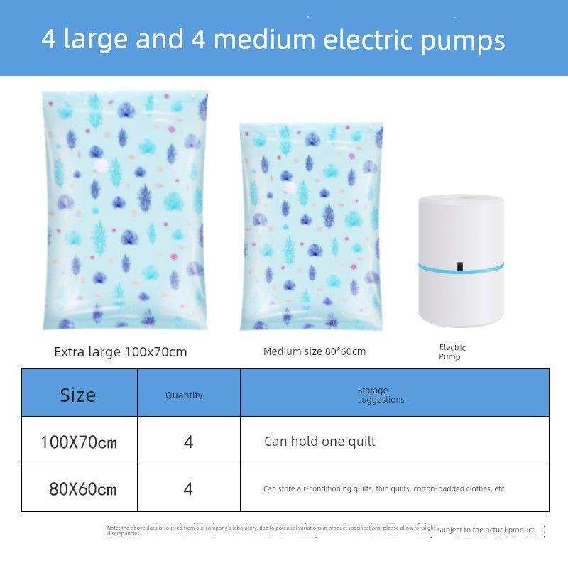 Vacuum Compression Pump, Vacuum Storage Bag Set, Quilt Storage Bag, Clothing Organizer Bag