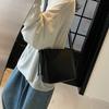 Texture Casual Retro New Simple Trend Line Fashion Bucket Wide Shoulder Strap Single Shoulder Crossbody Small Square Bag