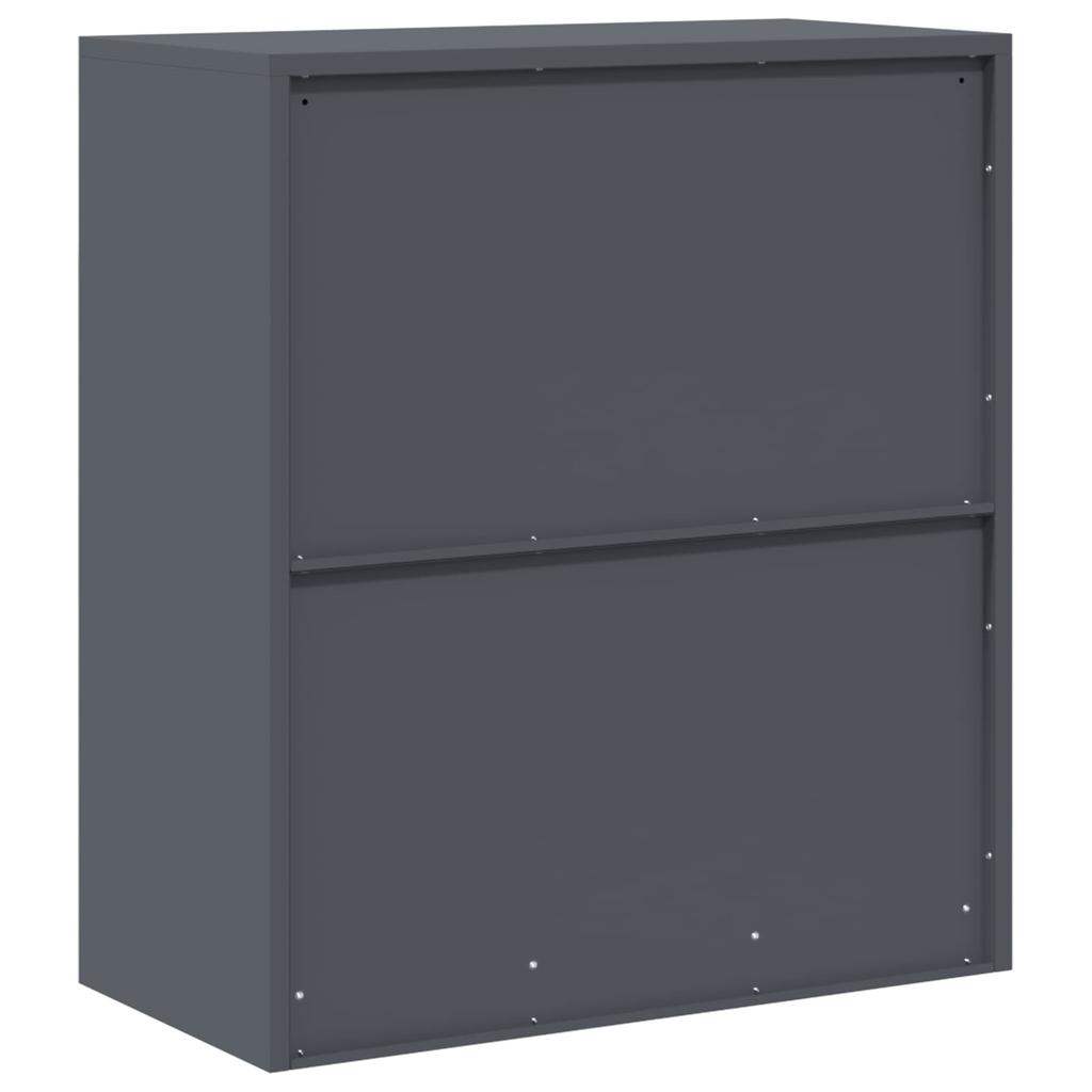 Storage Cabinet Anthracite Grey 80 x 40 x 90 cm Steel