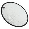 Silver White 2 In1 Reflector Portable Round Photography Light Reflector for Live Lighting