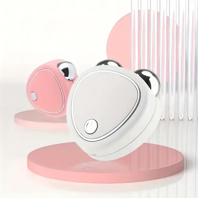 Mini Micro-Electric Facial Beauty Instrument Portable Dual-Head Massage Skin Care Thin Chin V Face Firming Face Massager