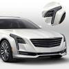 Für Cadillac CT6 2016-2020 Rauchschwarz Hochglanz Vorgeschnitten Scheinwerferschutzfolie TPU PPF Kratzfest Auto Vinyl Folien Kit