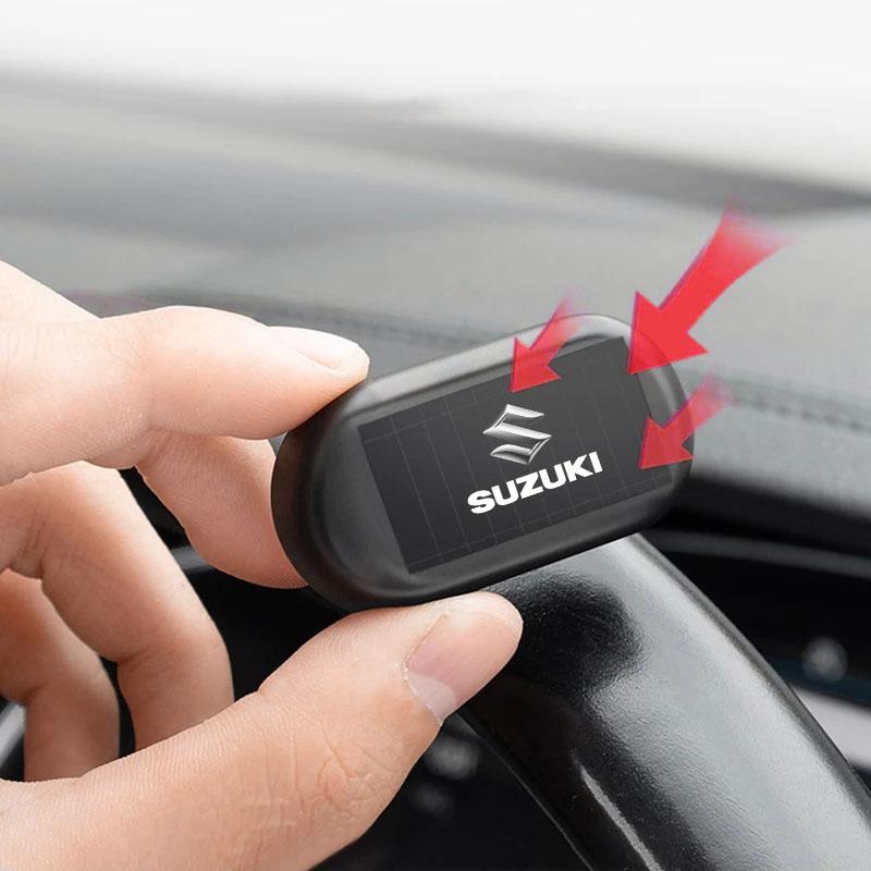 GR Gazoo Racing Car Solar Powered Wireless Anti-Theft Caution Lamp LED Flashing Light for Suzuki Jimny Samurai S-Cross SX4 GW250 Swift XL-7 ALTO IGNIS