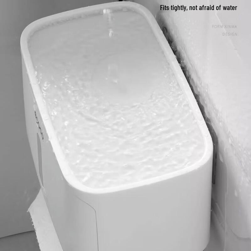 ecoco Wall-Mounted & Countertop Toilet Paper Holder with Storage