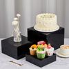 3/6Pcs Acrylic Buffet Riser Food Display Stands Stackable Table Dessert Cake Party Buffet Display Decorating Box