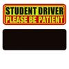 Novice Intern Driver Car Sticker Magnetic Reflective Sticker Popular New+river Novice Car Sticker