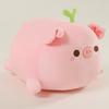 Ultra Soft Pink Pig Stuffed Doll Lying Plush Piggy Toy Animal Soft Plushie Pillow for Kids Baby Comforting Birthday Xmas Gift