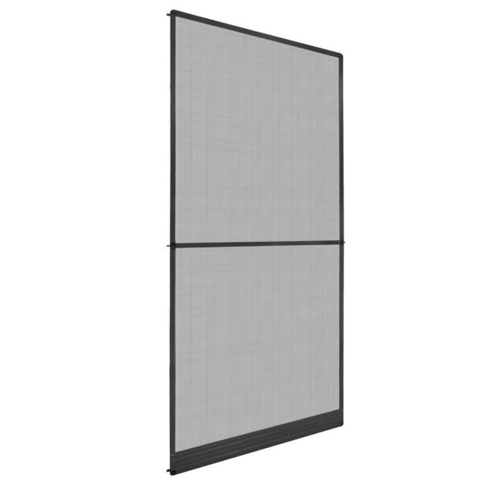 Moustiquaire - vidaXL - 120x240 cm - Anthracite - Aluminium - Ajustable