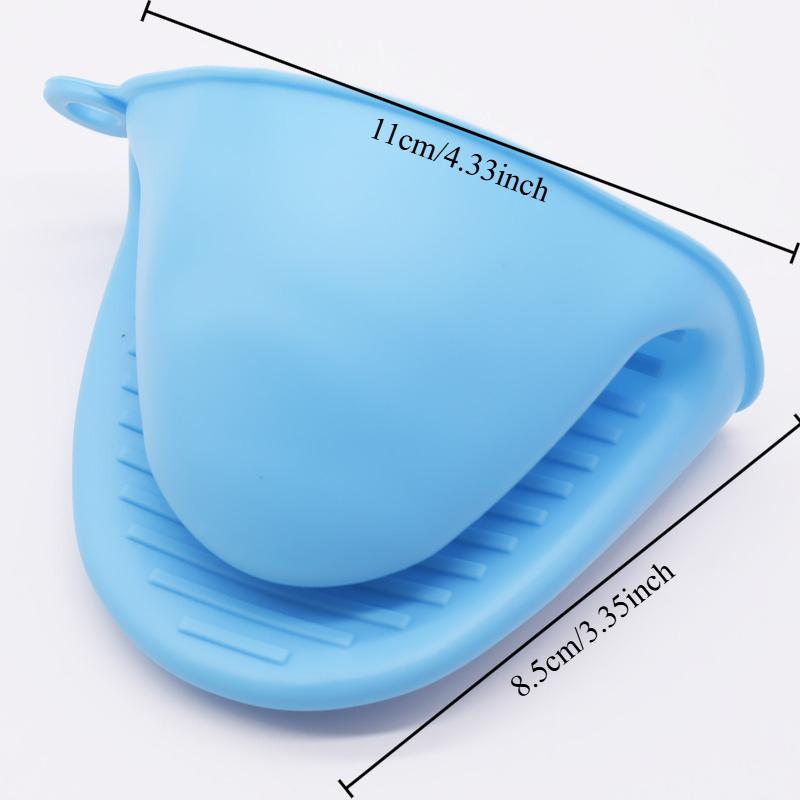 Silicone Anti-heat Gloves for Microwave Ovens Heat-resistant Gloves for Baking Ovens Thickened and Heat-resistant