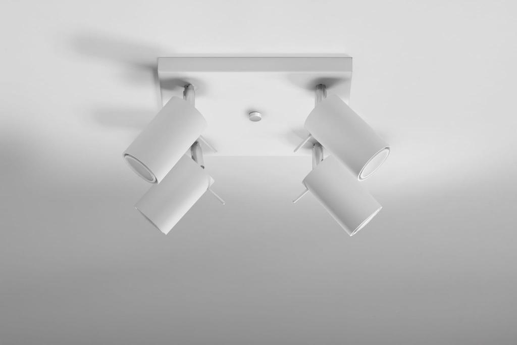 RING 4 ceiling lamp white