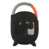 Silicone Case Cover for JBL Clip 4 Speaker with Carabiner Black Protective Skin + Clear Tube