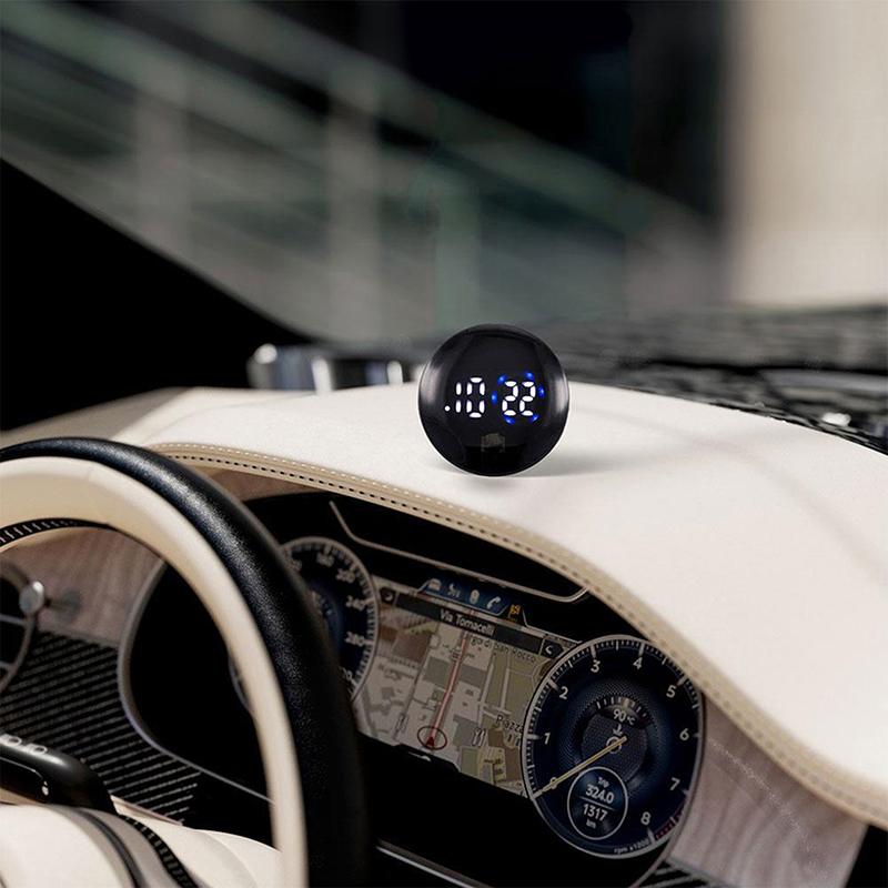 Horloge de tableau de bord de voiture tactile et éclairée avec lampe pour camions, affichage numérique, accessoires de voiture