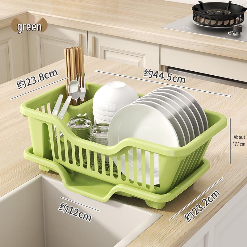 

Dish Drying Rack with Cabinet Storage