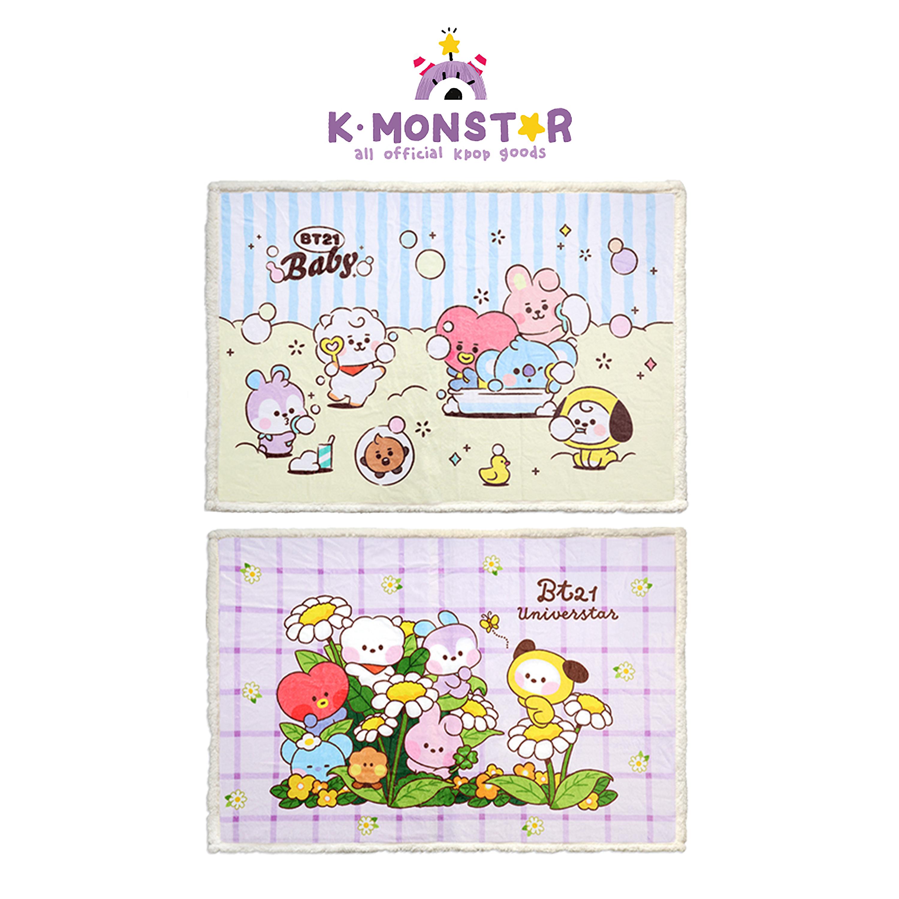

BT21 BABY PASTEL minini ЦВЕТОЧНОЕ ОДЕЯЛО
