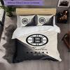 Set Biancheria da Letto Boston Bruins in Microfibra 3 Pezzi Copripiumino Decorativo per Camera da Letto Uso Domestico