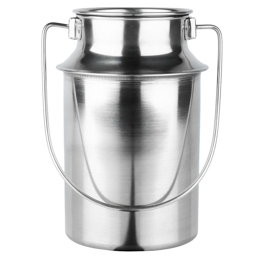 Kanka Stalowa Bańka Konwia Metalowa Pojemnik Na Mleko Do Mleka Retro 1,9L