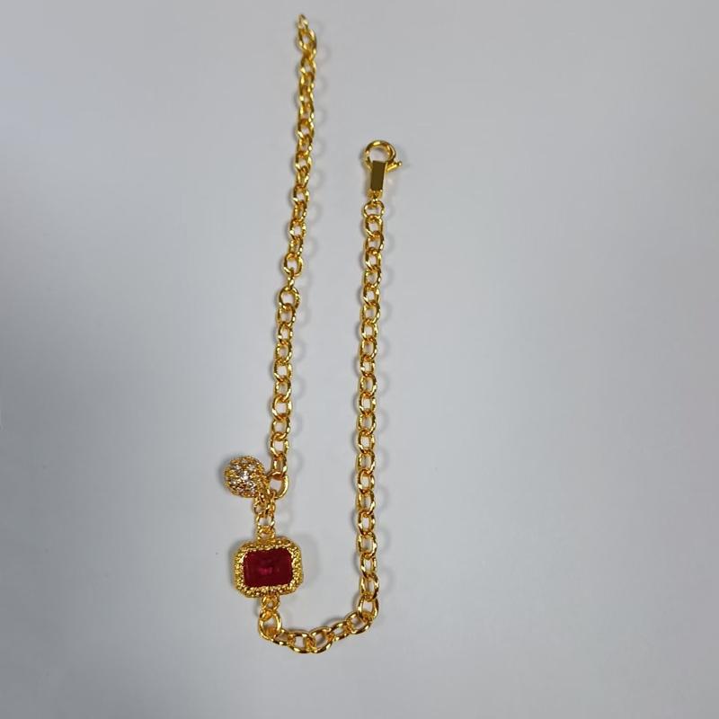 New in Charm high quality Simple style square zircon bracelets for women light luxury charm bangles wedding party