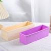 1200ml Silikon Seifenform Rechteckige Form Seifenbox Toastform Backzubehör