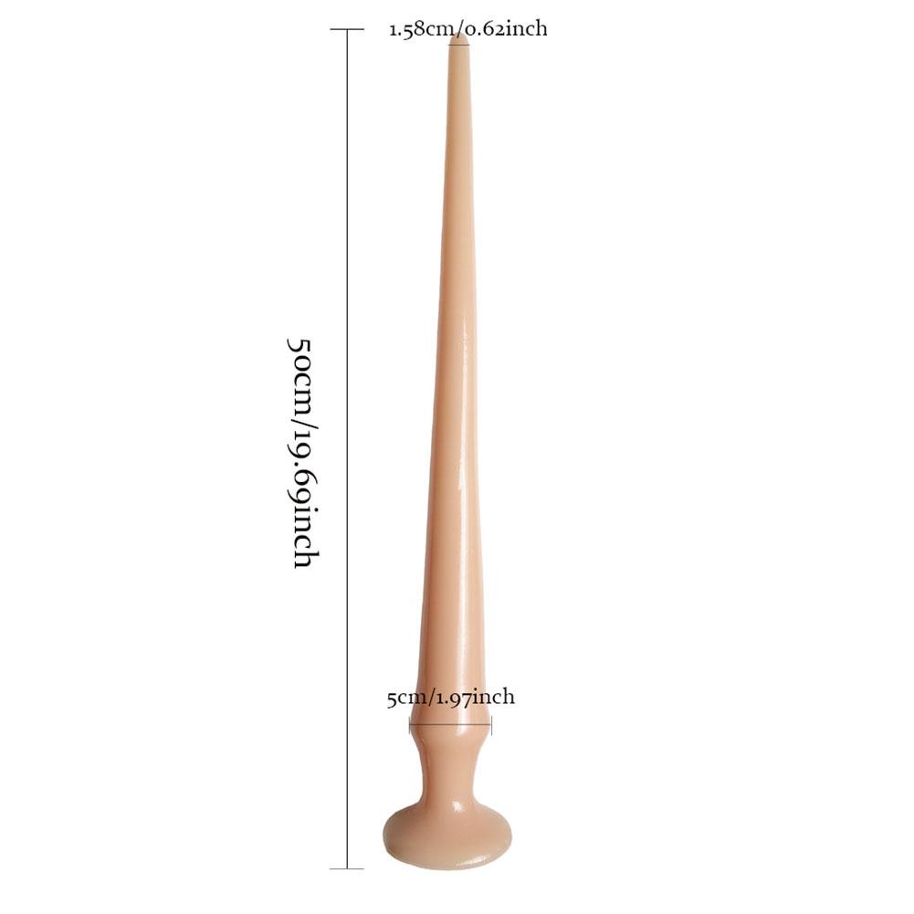 50cm Long Vagina Dildo With Suction Cup Anal Plug Prostate Massage Anus Dilator Stimulate Sex Toys For Adults Masturbation Tool