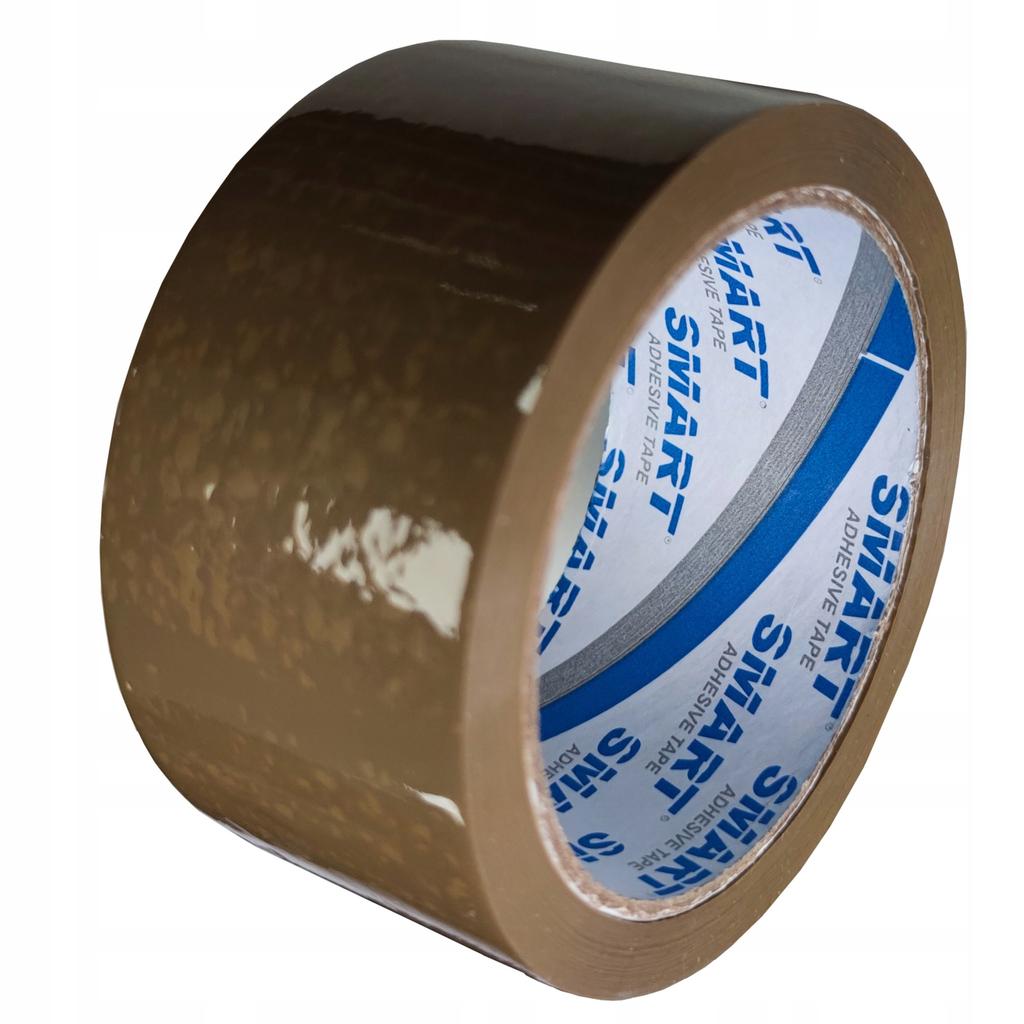 Smart brown packing tape, width 48 mm, length 50 m, 6 pcs.