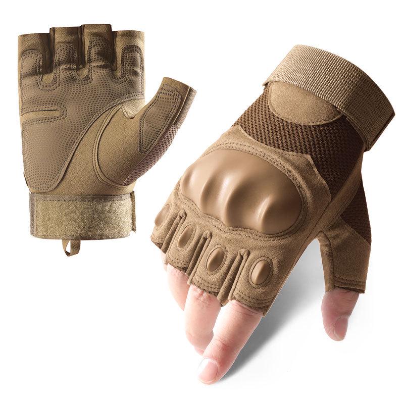 Men's Z902 Outdoor Half-Finger Tactical Gloves for Cycling, Sports, and Military Training