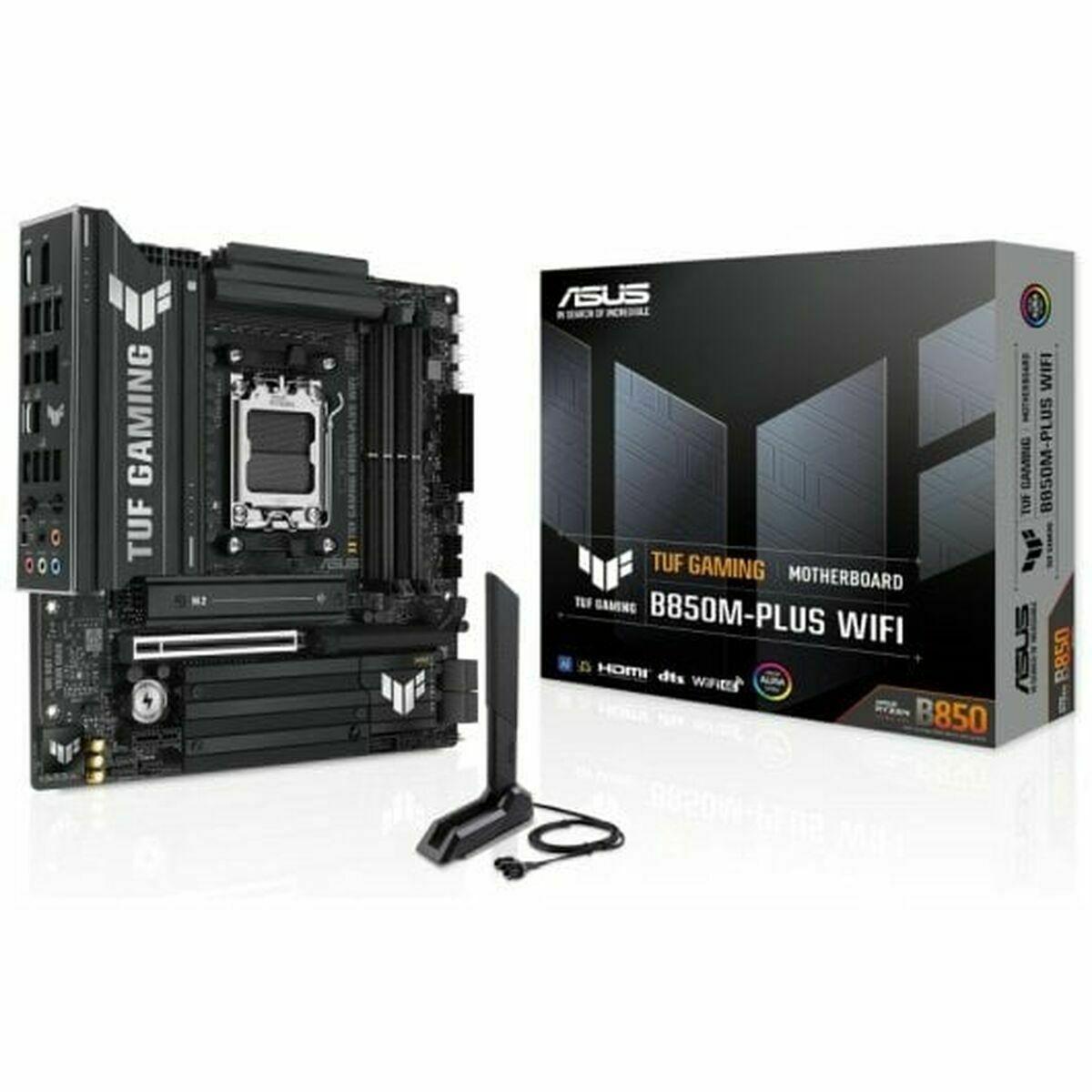 ASUS TUF Gaming B850M-PLUS WiFi Mainboard Sockel AMD AM5 | AMD B850, mATX, DDR5 Speicher, PCIe 5.0, 2x PCIe 4.0 M.2, WiFi 6E, Aura Sync - Bild 8