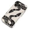 European and American Dark Snake Is Suitable for Iphone17promax Mobile Phone Case 16 Apple 15 Anti-drop 14pro Transparent 13/12
