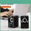 Usb Speaker Pair 1 Computer Powered 35mm Plug Stereo Sound Deep Bass Portable Mini Wired Laptop Desktop Pc Sound Box Subwoofer