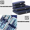 Blue Stainless Steel Nail Clippers Combination Pedicure Nail Clippers Gift Box