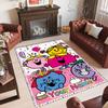 Personalized Crystal Velvet Carpet Custom Name Text,Mr. Men & Little Miss Anti Slip Area Rug For Home Decoration