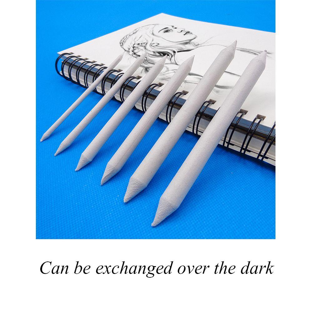 3/6 Pcs Painting Art Double Head Sketching Smudge Stump Stick Paper Pencil Drawing Tool