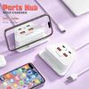 4 Port 12W Fast Charging Desktop Charging Station 2Usb 2Type C Portable Travel Home Phone Charging Socket