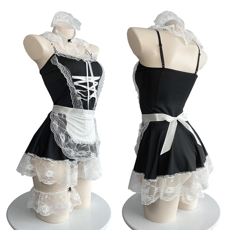Sexy Underwear Sexy Maid Uniform Lace Suit