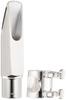 YANAGISAWA Metal for Alto 6 Mouthpiece, Silver-Plated Finish, Saxophone, Size (Opening 1.85mm, Facing 22.00mm)