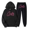 Cortez sweater Y2K hooded loose sports trousers hip hop 2-piece set unisex sports streetwear