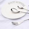 New Luxury 304 Stainless Steel Sliver Flatware Cutlery Set Food Knife Fork Spoon Western Dinnerware Tableware Set Kitchen Accessories