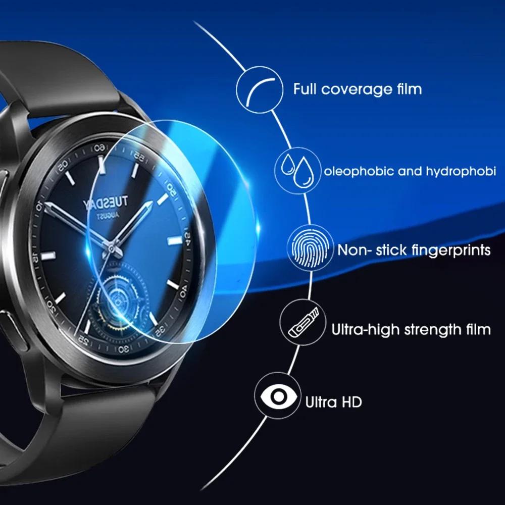 Watch S5 Tempered Glass Screen Protectors HD Clear Anti-scratch Smartwatch Films for Xiaomi Mi Watch S5 S4 Sport S4 41mm S3