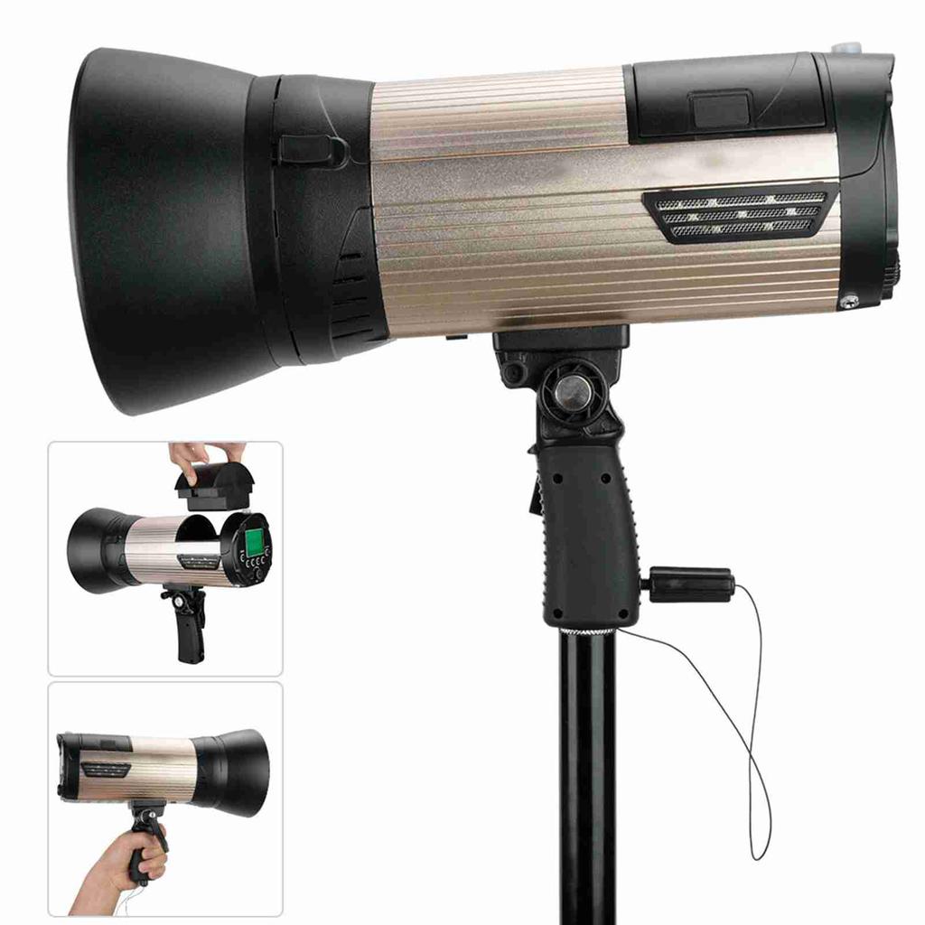 NiceFoto N6 600W 5500K GN89 HSS 1 8000s 2.4G Wireless Strobe Flash Portable Speedlite