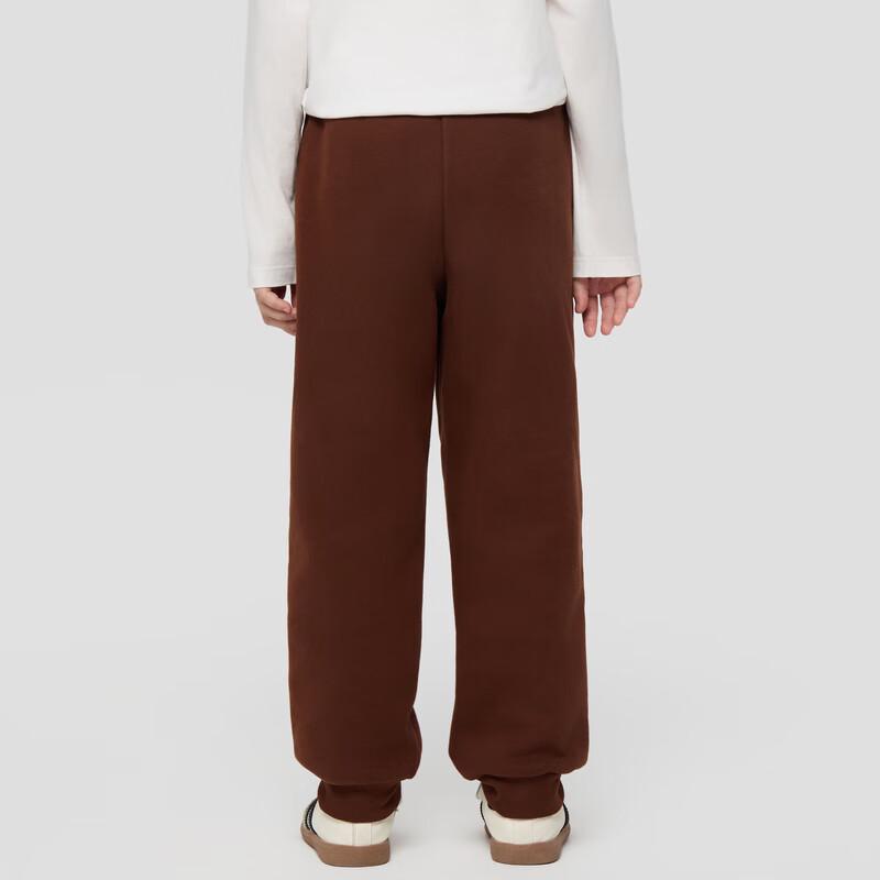 Gap Girls' Embroidered Logo Fleece Cuffed Sweatpants