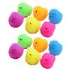 12Pcs LED Puffer Balls Easter Eggs Glowing Toys for Kids Light Up Squeeze Sensory Ball Fidget Toys Easter Egg Fillers Party Favors Easter Basket