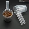 1pc Plastic Measuring Cup, 50g with Graduated Scale, Transparent Multi-Purpose Pet Food Scoop for Powder and Liquid Pet Food Scoop