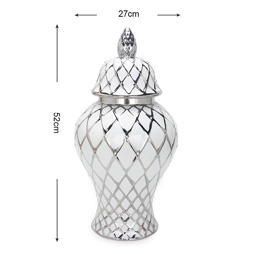 Large ceramic general jar home decoration vase ornaments porcelain vase tabletop decorations ceramic vase home decoration