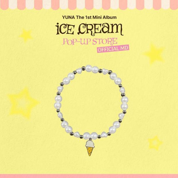 Предзаказ itzy YUNA Первый мини-альбом ICE CREAM POP-UP Магазин Браслет из бусин