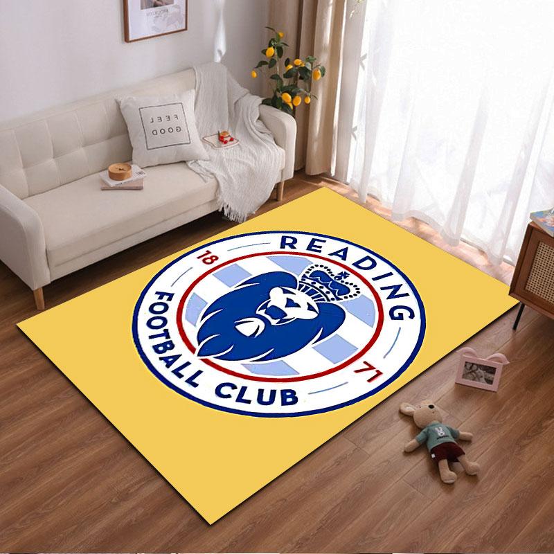 Reading FC Logo Carpet Suitable As a Non-slip Mat for the Living Room or Bedroom Sofa