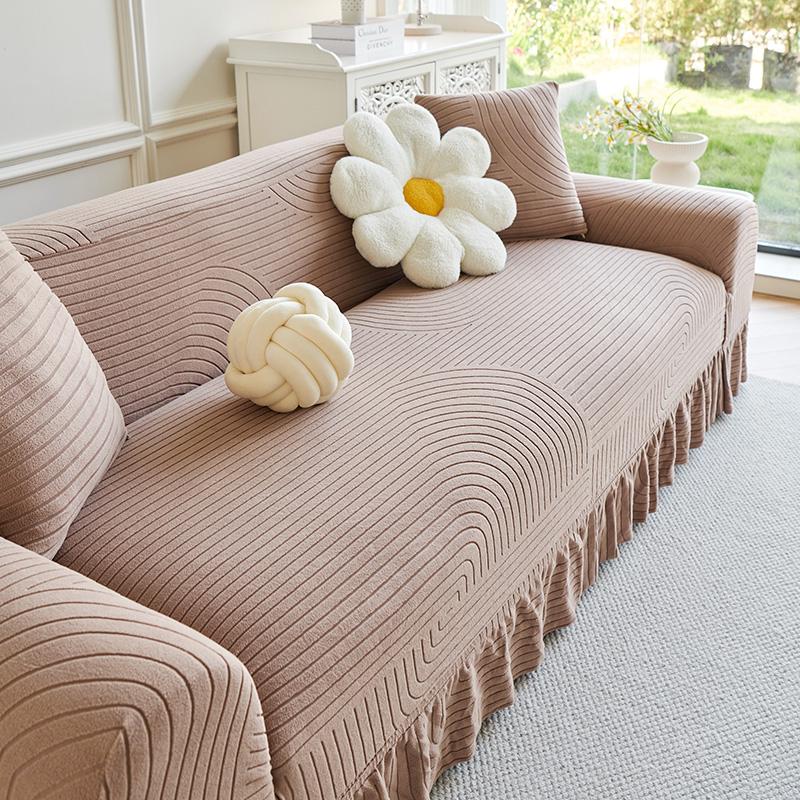 Sofa Cover All inclusive Universal Cover Elastic European Style Universal Old Fashioned Anti Cat Scratch Four Season Style