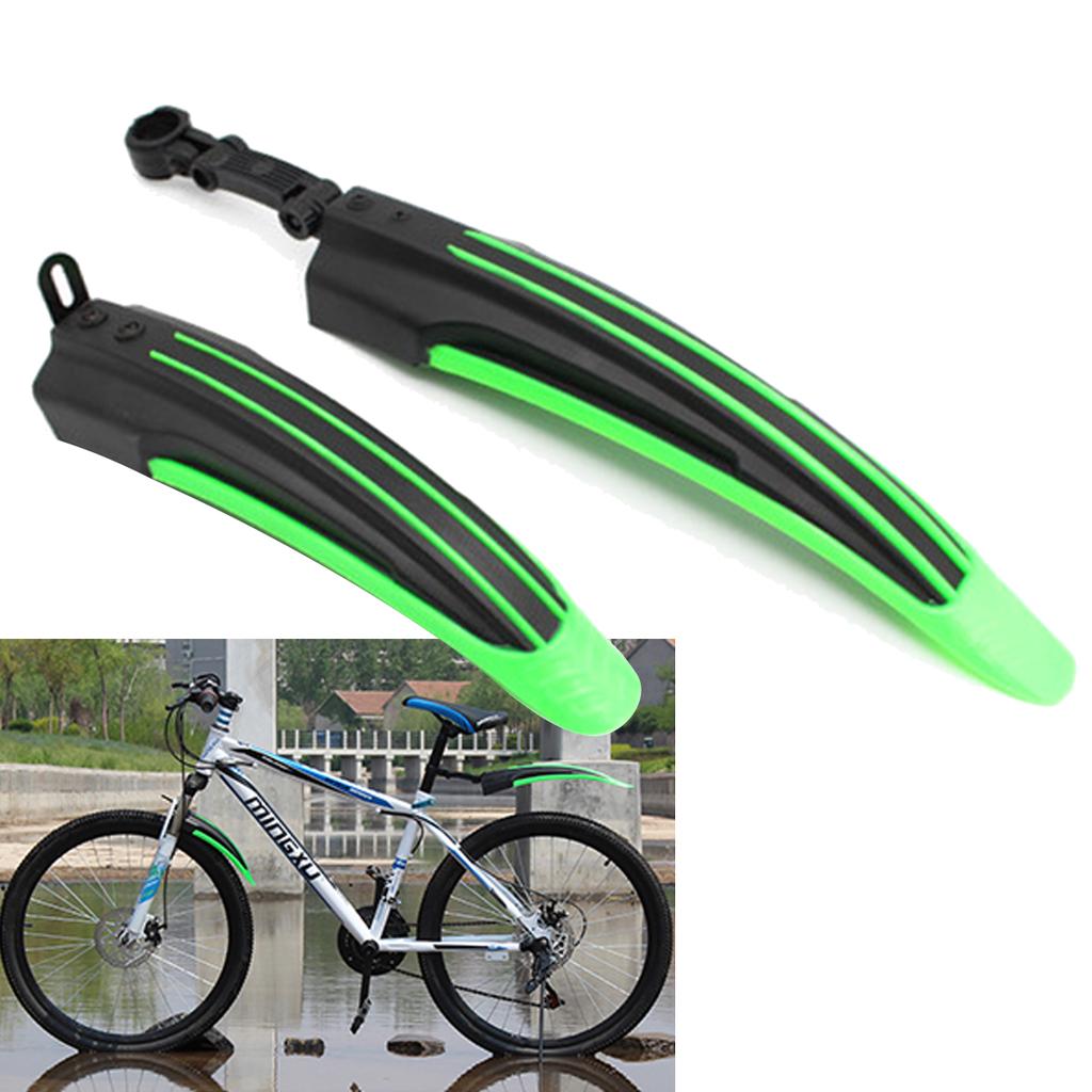 Flexible Ciclismo Bicicleta de Montaña Guardabarros Delantero Trasero Fender