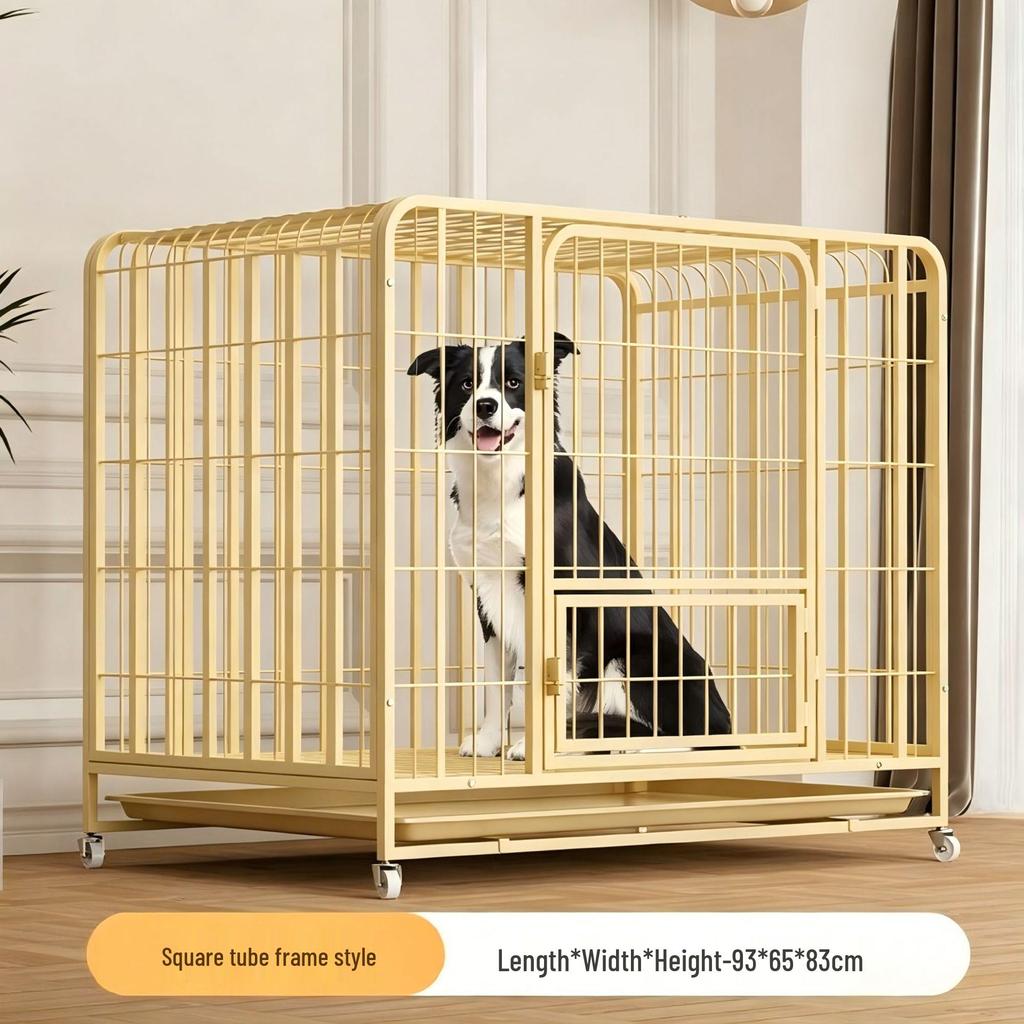 Large Indoor Dog Kennel for Golden Retrievers and Labradors