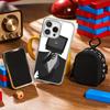 Anime Skibidi TV Hot Poster Pattern Phone Case for iPhone 16 15 14 13 12 11 Pro Max Sheepskin Silver-edged Protective Case