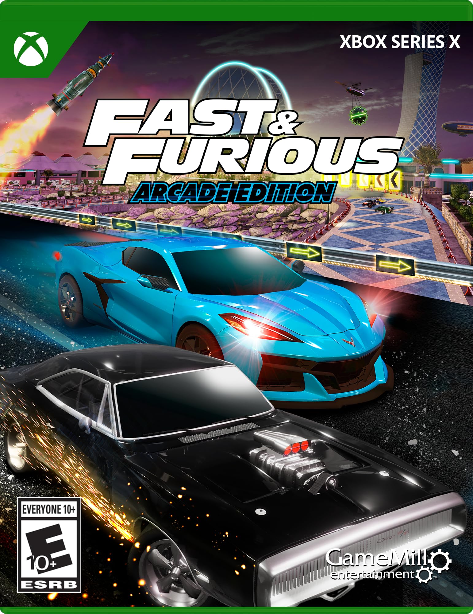 

Fast Arcade Edition North Xbox Series X & Furious (Import America) - зелёный